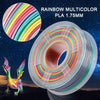 PLA 3D Filament 1.75mm Rainbow-G 1KG/Roll