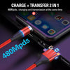 Magnetic Mobile Phone Charger Cable 1M, 2M USB to Type-C Micro USB Lightning