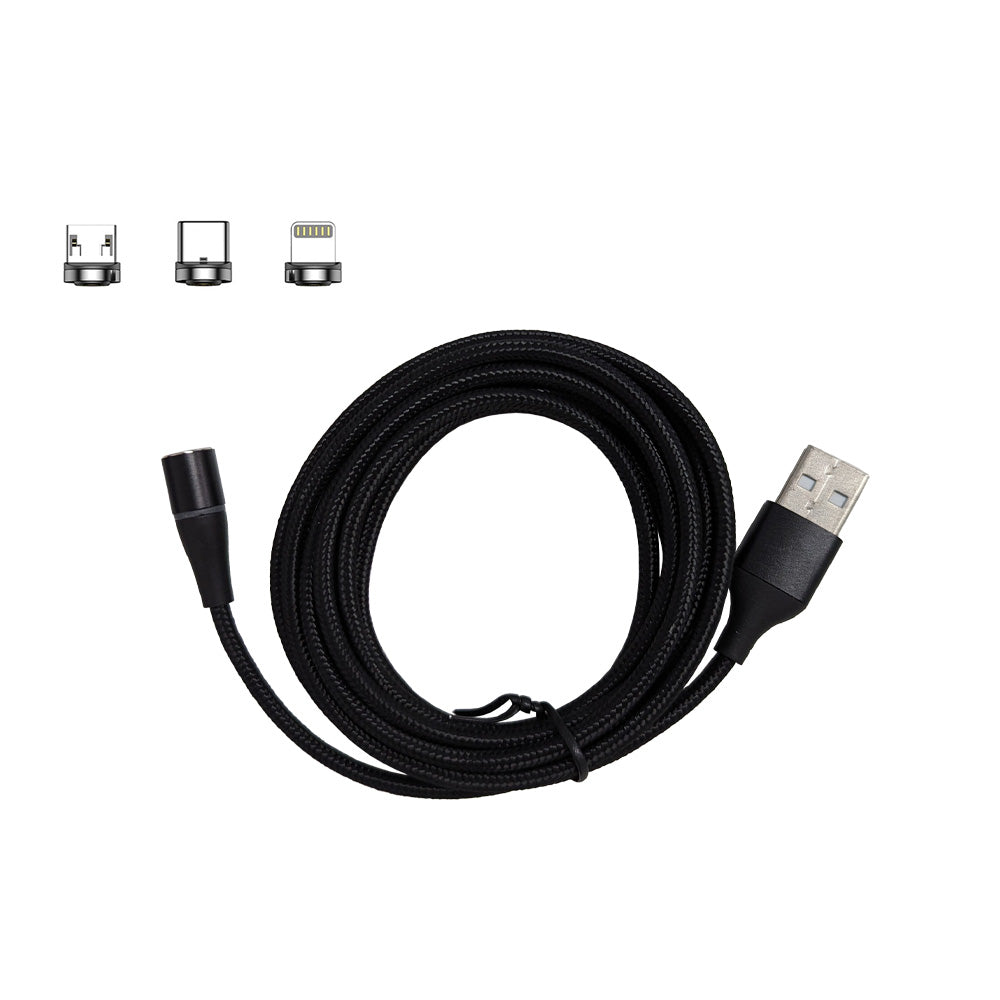 Magnetic Mobile Phone Charger Cable 1M, 2M USB to Micro Lightning Type-C