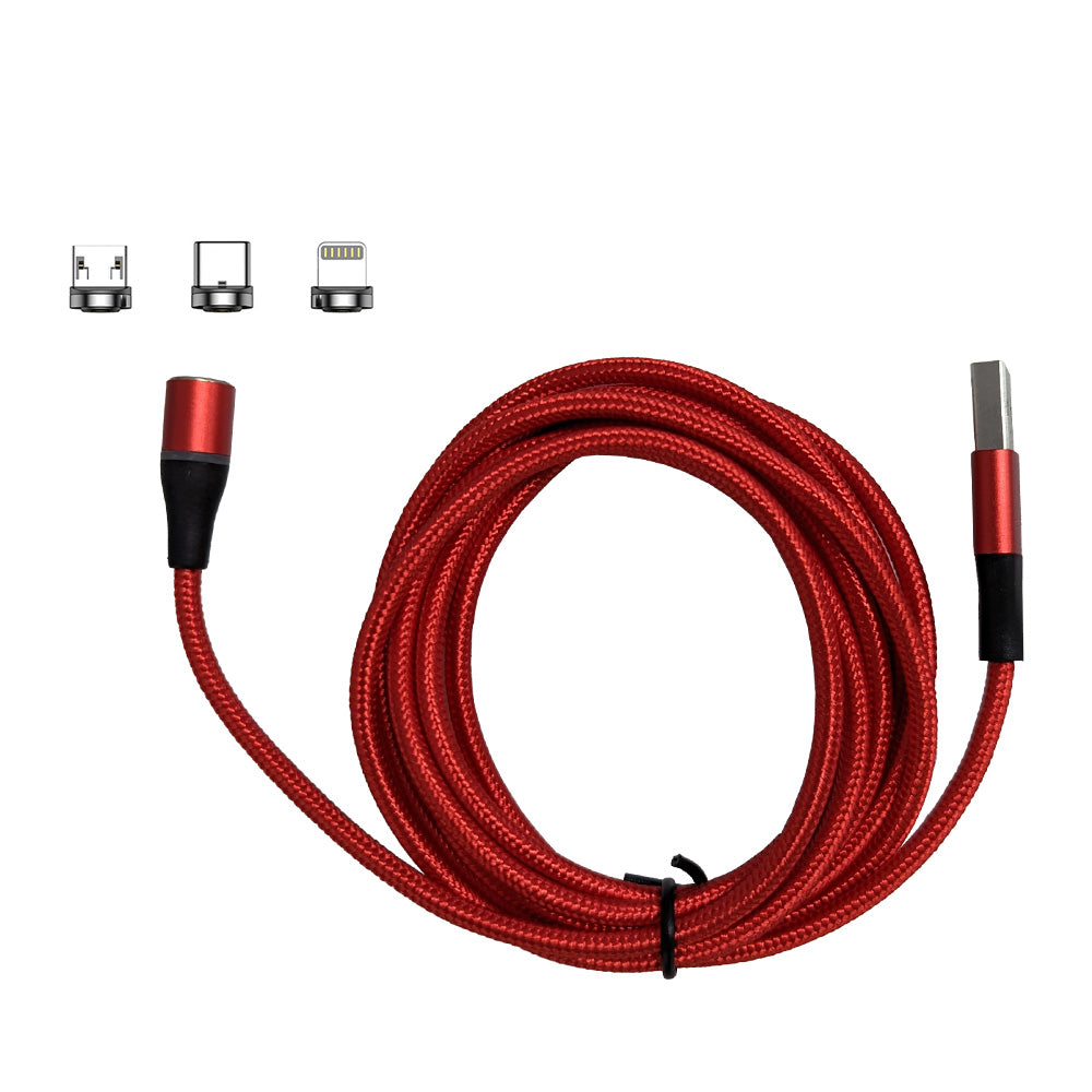 Magnetic Mobile Phone Charger Cable 1M, 2M USB to Micro Lightning Type-C