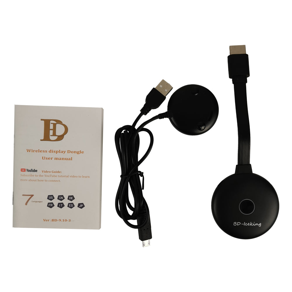 1080P 4K 2.4G+5G Dual Band Wireless Display Dongle Ultra