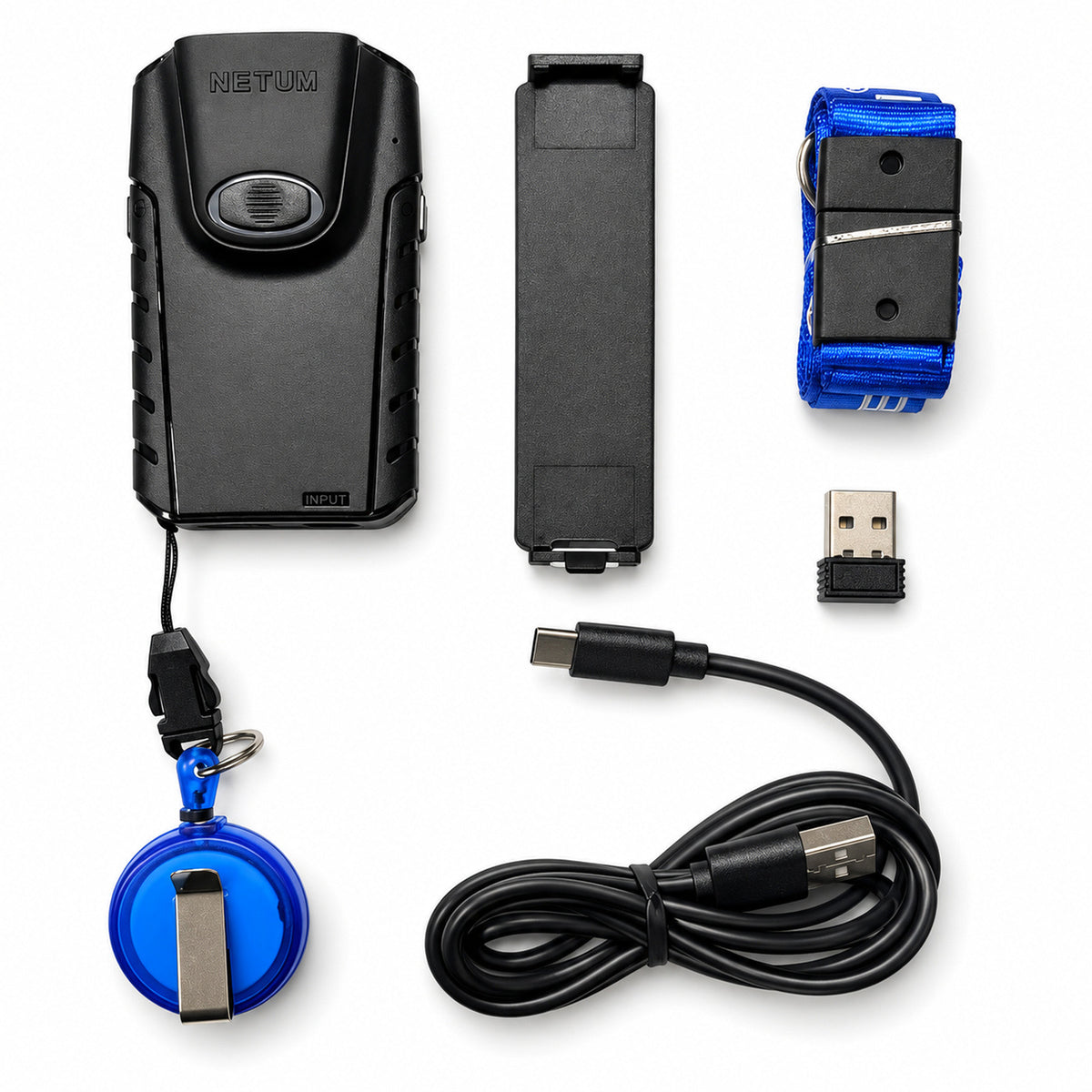 NETUM E800 Bluetooth Barcode Scanner 1D 2D QR Portable Phone Clip USB Receiver