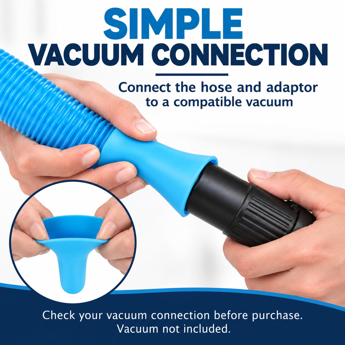 6Pcs Dryer Vent Lint Cleaning Kit Vacuum Hose Attachment Brush Set Flexible
