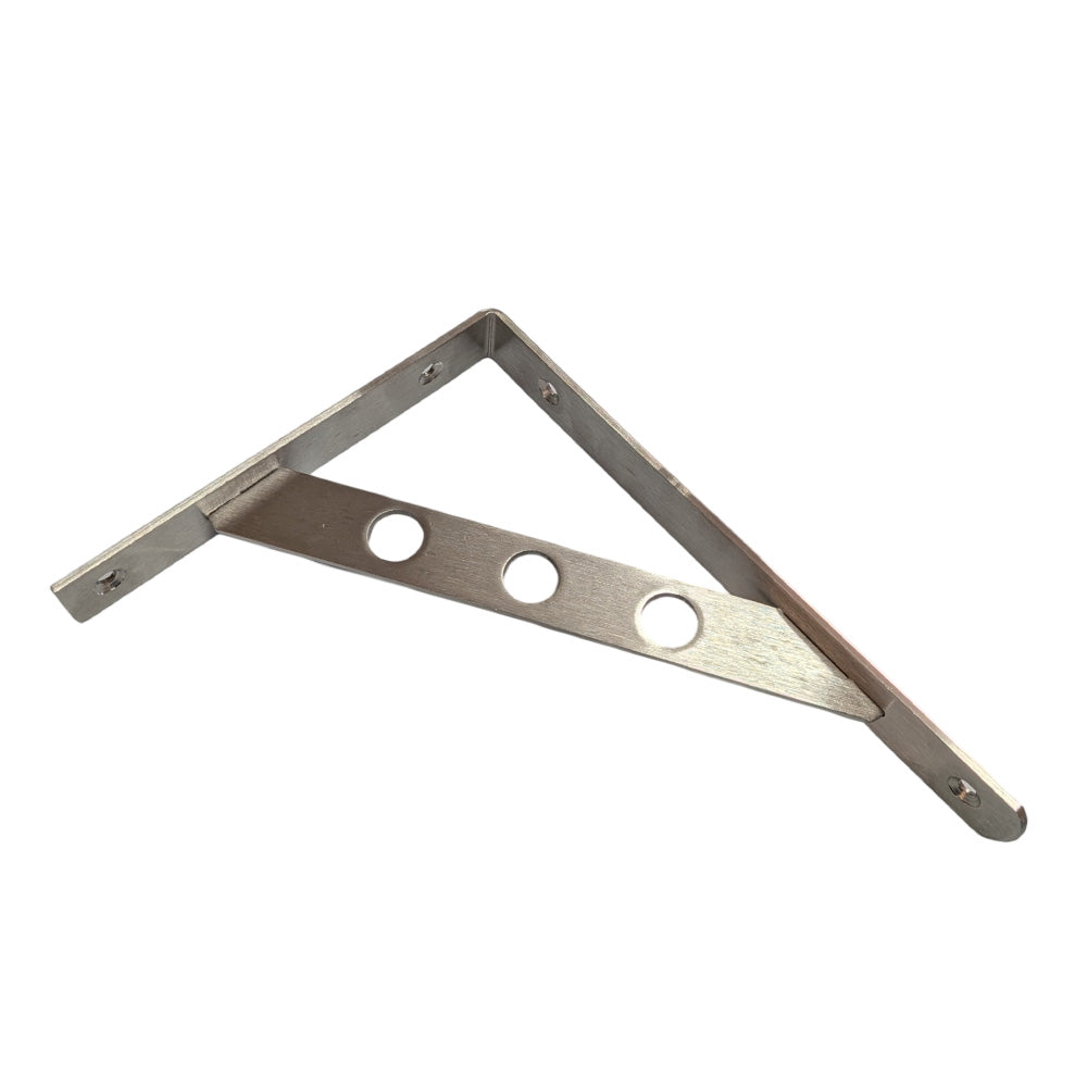 1 PAIR Stainless Steel Detachable L Triangle Shelf Bracket Wall Mount