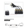 1 Pair HD Analog Video Passive Transceiver 8MP CCTV Video Balun Converter