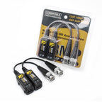 1 Pair HD Analog Video Passive Transceiver 8MP CCTV Video Balun Converter