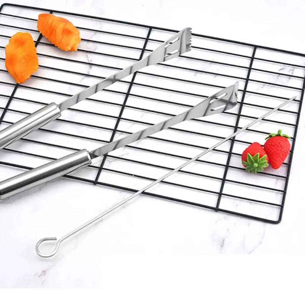 29 pcs Outdoor Barbecue Grilling Spatula Clip Fork Cutter Tools with Bag