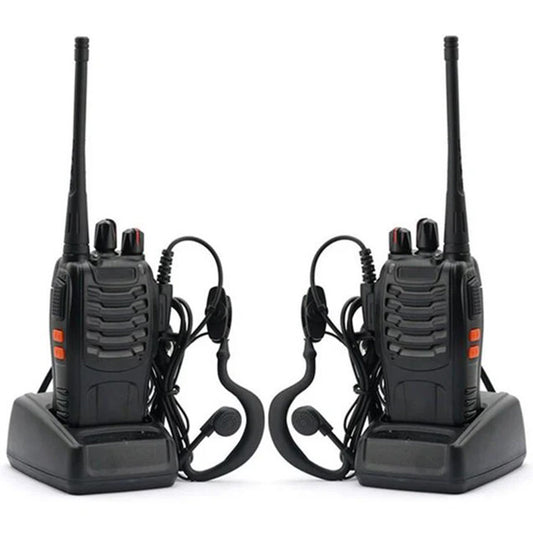 2 PCS BF-888S  5W UHF Radio