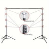 2.7x3m Photo Backdrop Stand Kit Telescopic Rod Bracket
