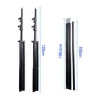 3 x4m Extra rough Photo Backdrop Stand Kit Telescopic Rod Bracket