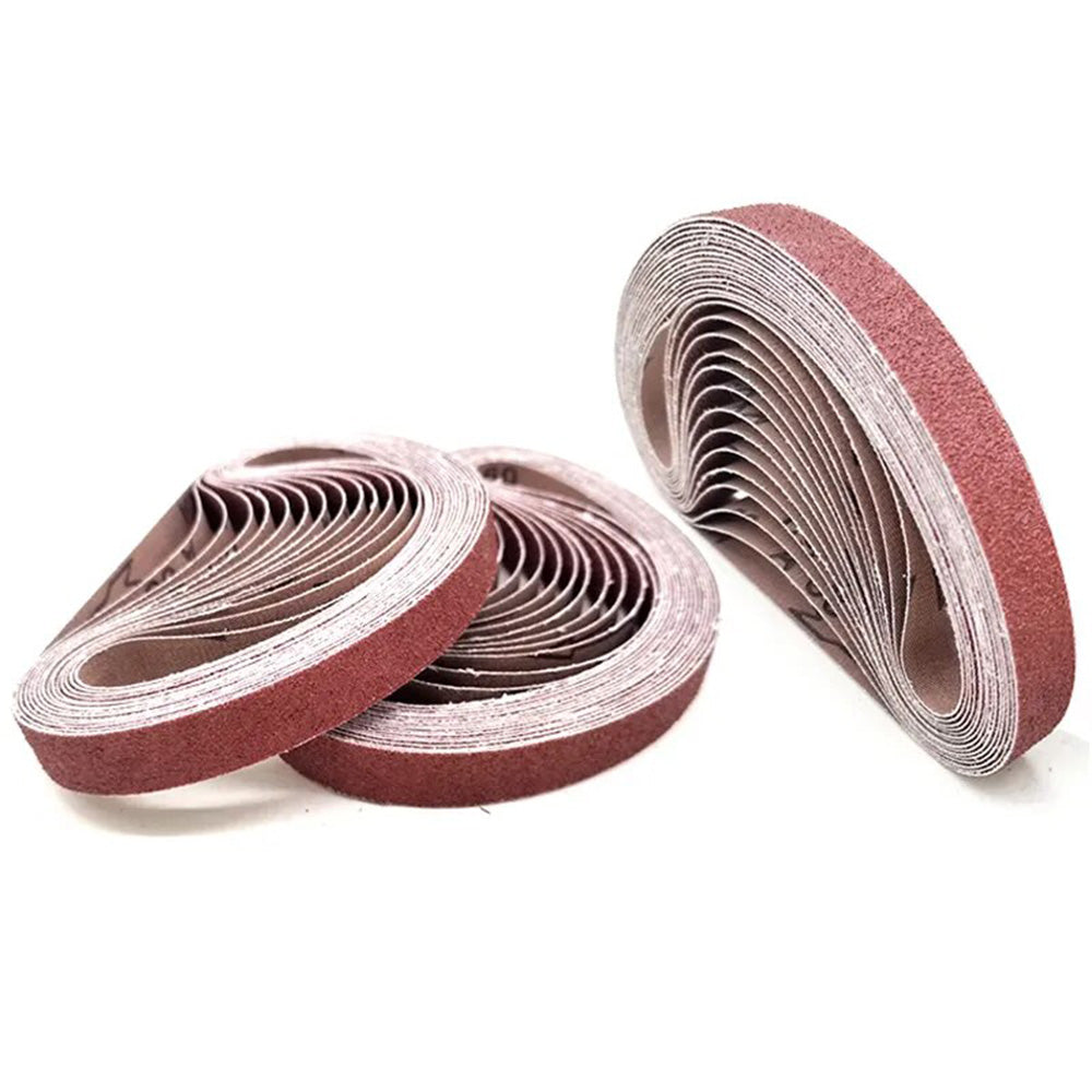 10 pcs 30*330mm Abrasive Band Sanding Screen Belt Sanding Polisher Paper Main image