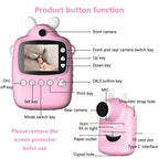 Children Instant Photo Camera With Print Paper 2.4 inch HD Camcorder