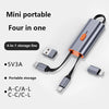 PD 60W Fast Charging 4 in 1 Multifunctional OTG Storage Cable Charge Data Cable