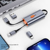 PD 60W Fast Charging 4 in 1 Multifunctional OTG Storage Cable Charge Data Cable