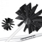 30 pcs Chimney Cleaning Brush Kit Duct Vent Cleaning Set Sweep Brush Tool