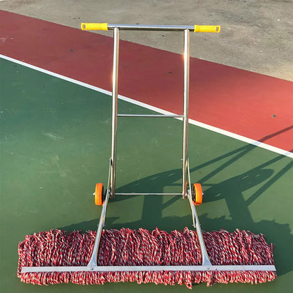 Commercial Dust Mop Cart Stainless steel Industrial Mop Dust Trolley