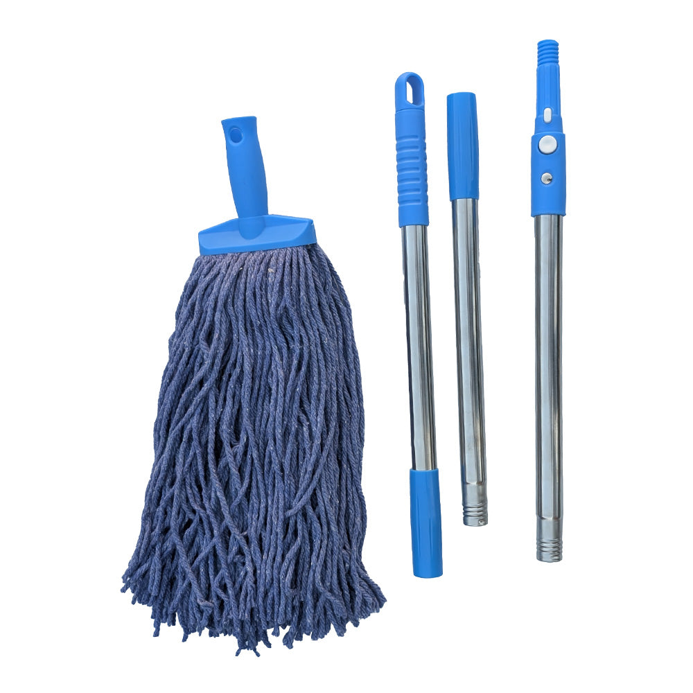 32L Commercial Mop Bucket Floor Cleaning Trolley Rolling Janitorial Mop Bucket Secondary image