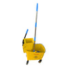 32L Commercial Mop Bucket Floor Cleaning Trolley Rolling Janitorial Mop Bucket