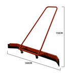 Tennis Court Squeegee with Wheels Heavy Duty Water Remover Floor Sweeper