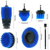 7 Pcs Drill Brush Set Power Scrubber Cleaning Kit with Extend Attachment