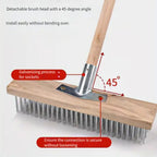 Stainless Steel Wire Brush Heavy Duty Scrubbing Brush long handle cleaning brush