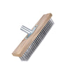 Stainless Steel Wire Brush Heavy Duty Scrubbing Brush long handle cleaning brush