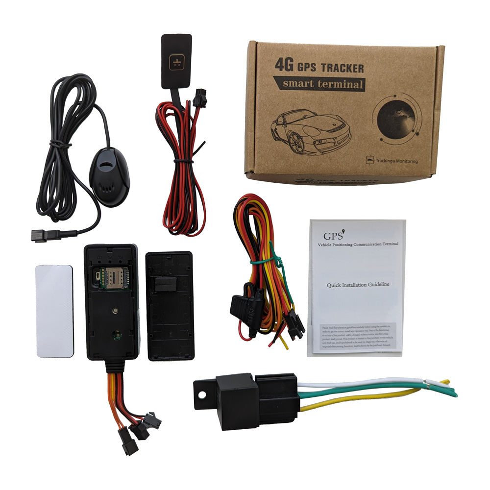 4G GPS Tracker  Car Motorcycle Locator Remote Control  Real Time Monitoring
