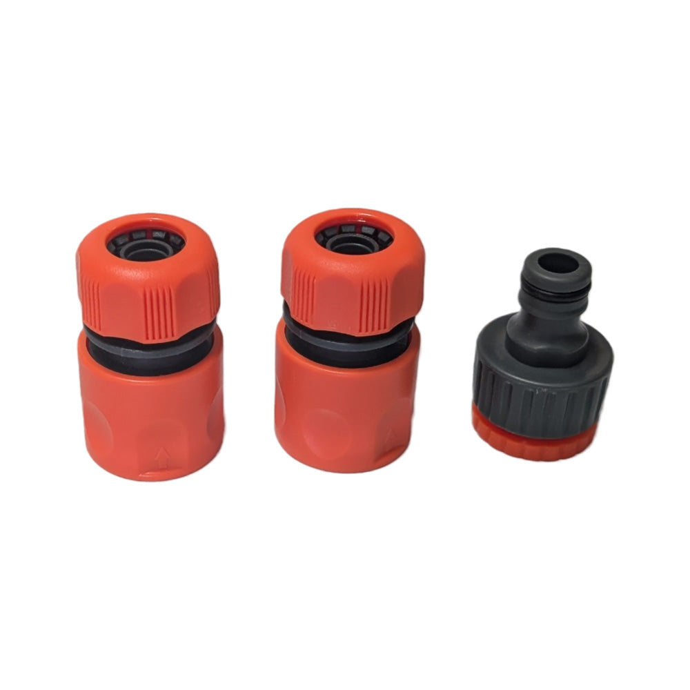 3 pcs 1/2" Quick Release Coupling Garden Hose Fitting Set Main image