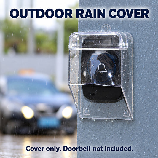 Outdoor Transparent Wireless Waterproof Doorbell Cover