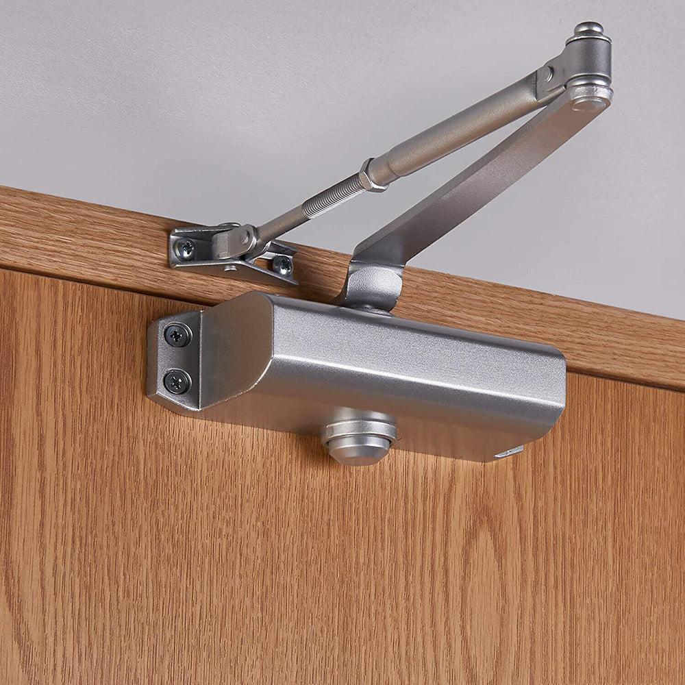 Automatic Door Closer 90 Degrees Positioning Stop Mute Soft Closing Device Secondary image