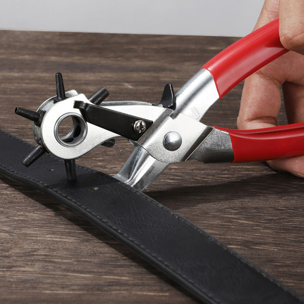 Multi-function Portable Puncher Leather Belt watch strap Hole Punch Hand Pliers Secondary image