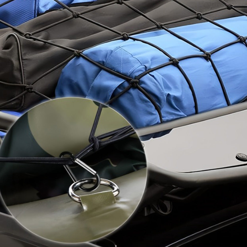 Heavy Duty Cargo Net UTE Trailer Car Net  Nylon Bungee Cord 12 D-Clips