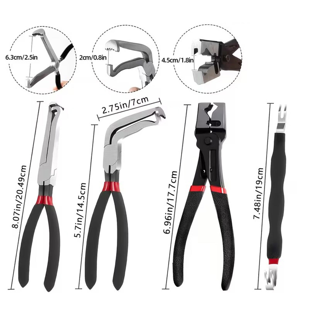 4 Pcs Electrical Disconnect Pliers for Cars Push Plugs Secondary image