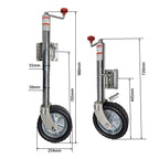 2000lbs 10″ Jockey Wheel &nbsp;Swivel Bracket Top Shake
