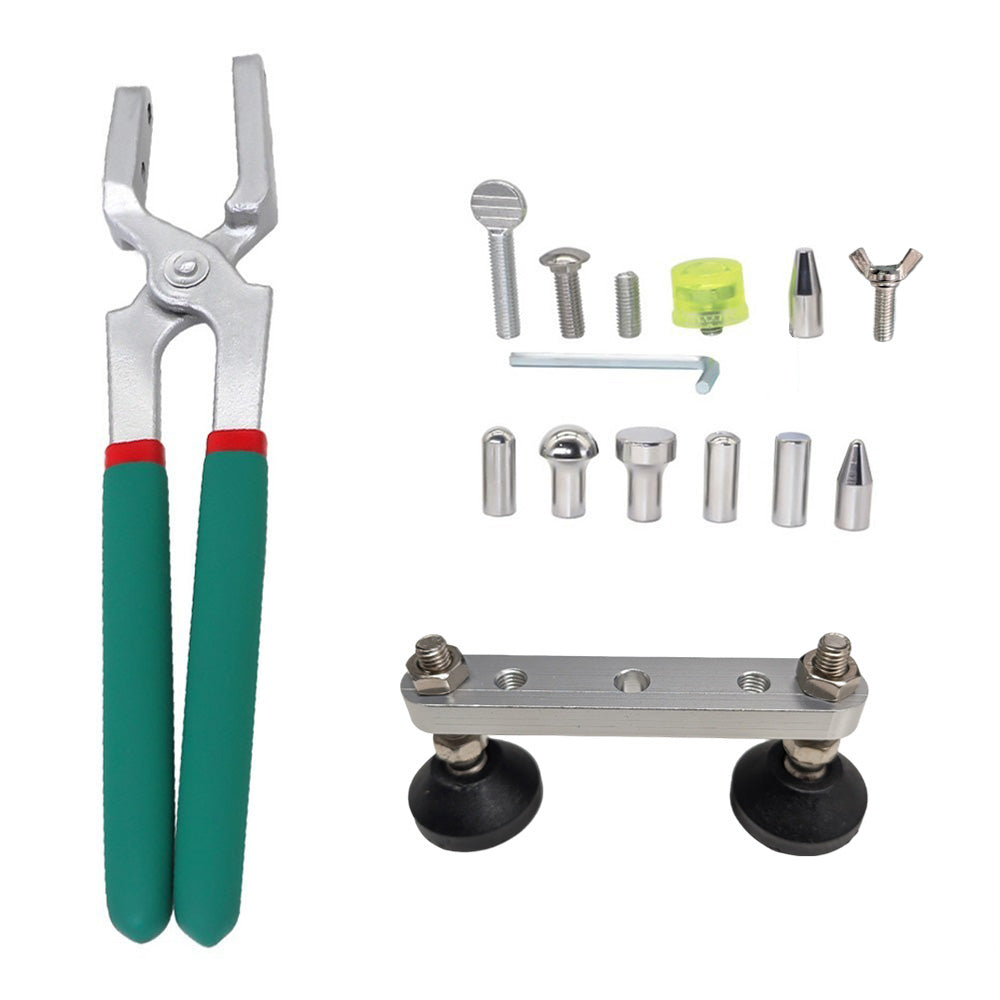 Car Dent Repair Tools Car Door Fender Body Edge Crimp Plier 10 Replacement Heads Main image