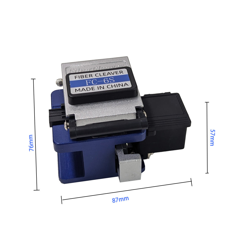 FC-6S Fiber Cleaver Metal High Precision Cold Splicing Optical Cable Cutting Tool