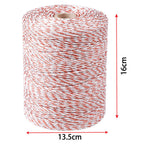 500m Roll Polywire Electric Fence Stainless Steel Poly Wire
