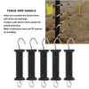 5 Pcs Electric Fence Handle  Insulated Gate Grip Bar for Farm and Ranch