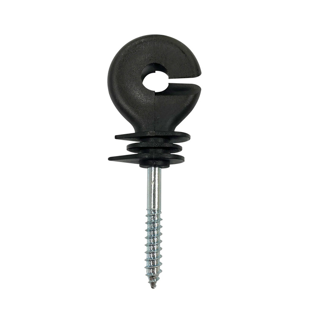 50Pcs Electric Fence Insulator Screw-in Insulator Fence Ring Wood Post Insulator Secondary image