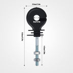 50 Pcs Electric Fence Insulation Screw Insulated Attachment Ring Insulator M6