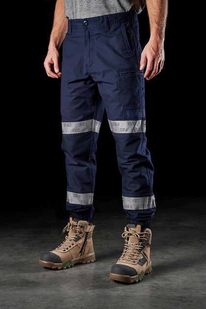 FXD WP-4T REFLECTIVE CUFFED WORK PANTS NAVY