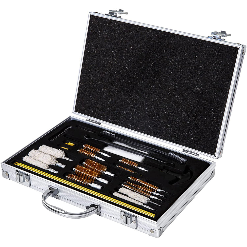 25 PCS Universal Gun Cleaning Kit Hunting Rifle Pistol Shotgun Cleaner Tool Set Main image