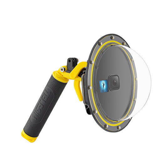 TELESIN 6'' Dome Port 30M Waterproof Housing Case For GoPro Hero 12/11/10/9