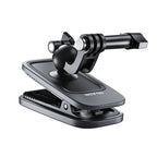 TELESIN 360° Rotation Magnetic Backpack Clip Mount for GoPro Hero Insta360