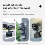 TELESIN 360° Rotation Magnetic Backpack Clip Mount for GoPro Hero Insta360