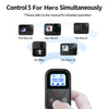 TELESIN 80M Bluetooth Remote Control For GoPro Hero 12 11 10 9 8 With Wrist Strap 