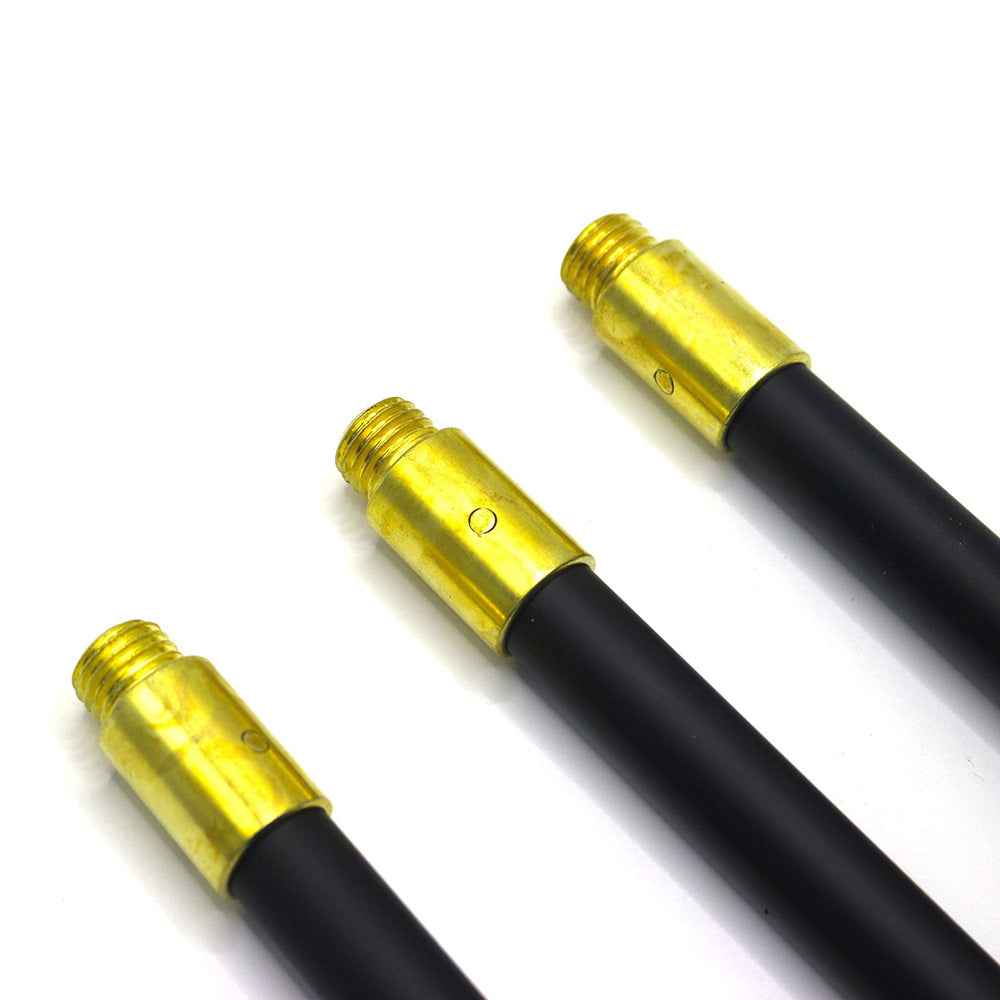 10 x 3ft  Drain Rod Set 3/4in Thread Brass Ferrules 14pcs Secondary image