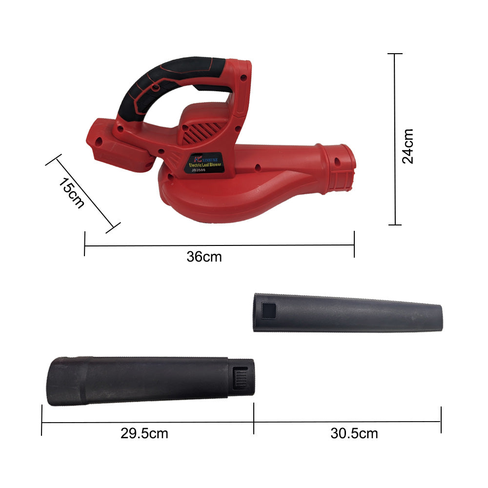 18V 2 Battery Cordless Leaf Blower Handheld Sweeper Air  Suction Machine