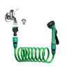 15m 30m Spiral Garden Hose With Spray Gun Spring Coil Garden Hose
