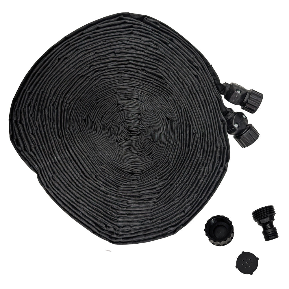15m 30m Flat Soaker Hose Drip Irrigation Hose Leak-Proof Sprinkler Hose